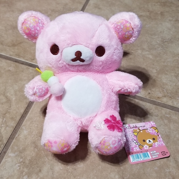 San-X Pink Sakura Rilakkuma Inch Plush
